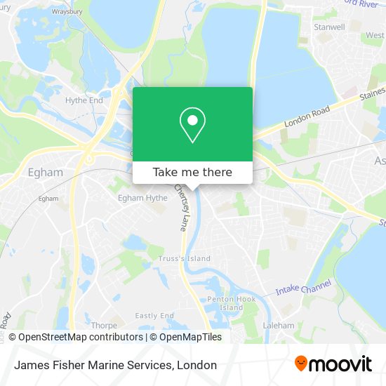 James Fisher Marine Services map