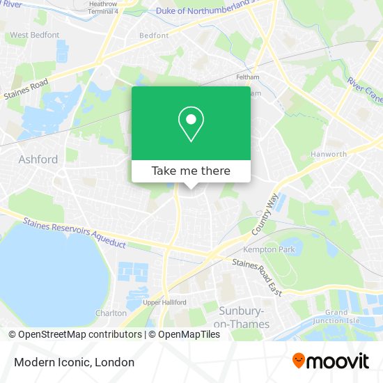 Modern Iconic map
