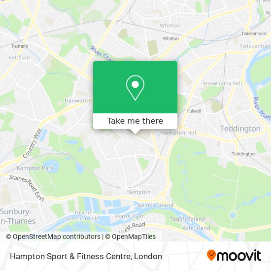 Hampton Sport & Fitness Centre map