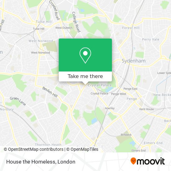 House the Homeless map