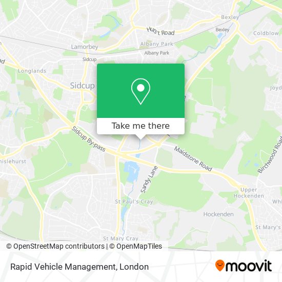 Rapid Vehicle Management map