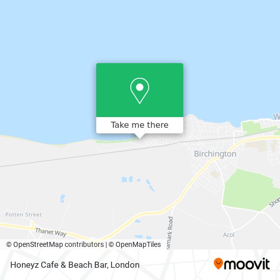 Honeyz Cafe & Beach Bar map