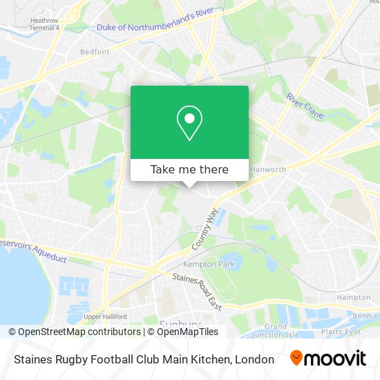 Staines Rugby Football Club Main Kitchen map