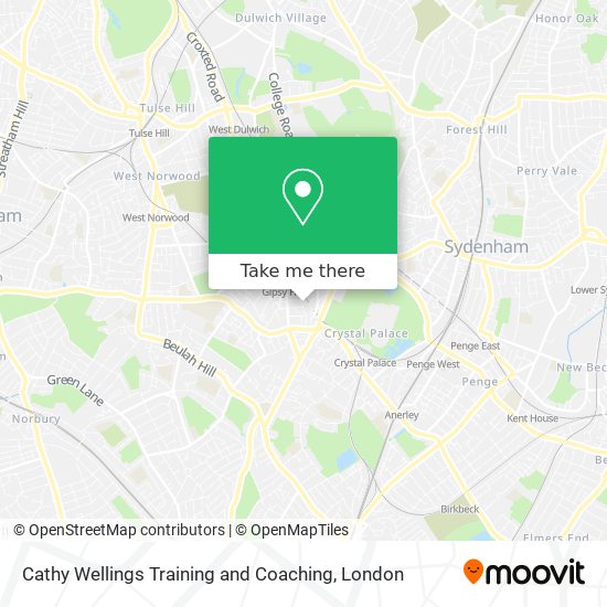 Cathy Wellings Training and Coaching map