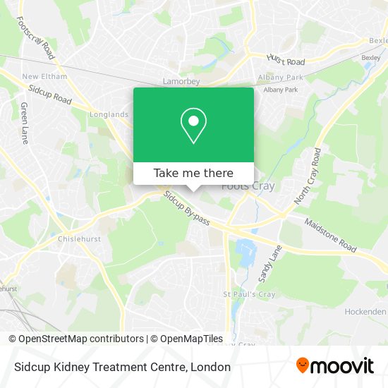 Sidcup Kidney Treatment Centre map