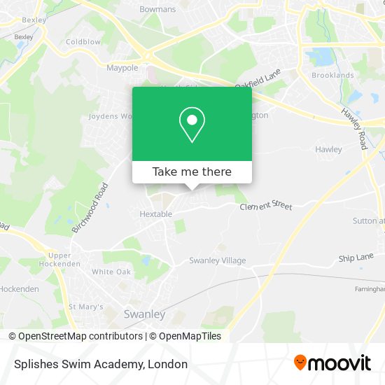 Splishes Swim Academy map