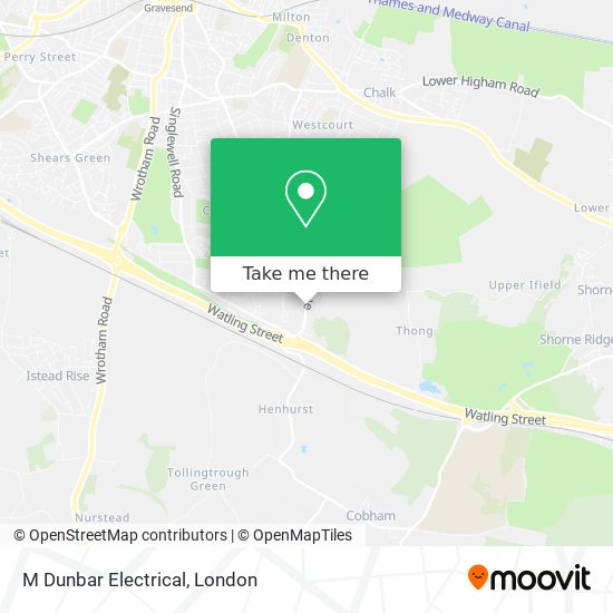 M Dunbar Electrical map