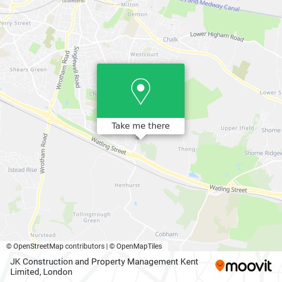 JK Construction and Property Management Kent Limited map