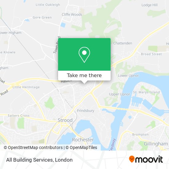 All Building Services map