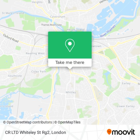 CR LTD Whiteley St Rg2 map