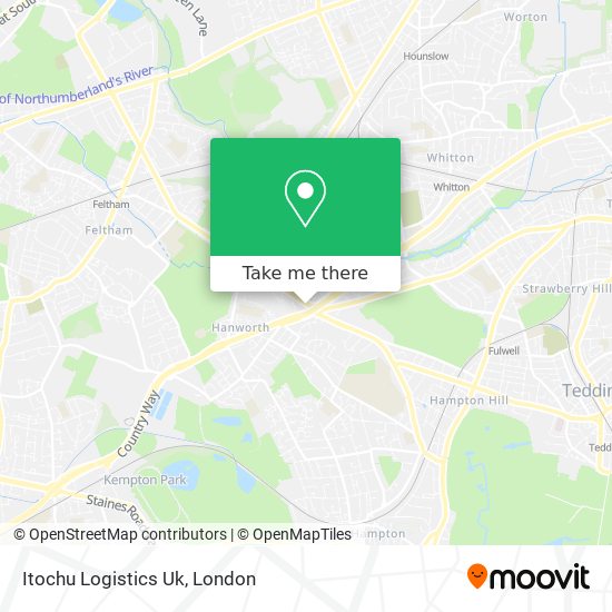 Itochu Logistics Uk map