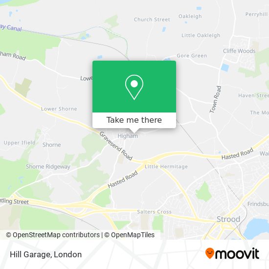 Hill Garage map