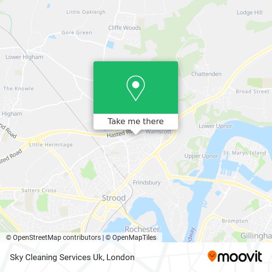 Sky Cleaning Services Uk map