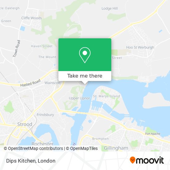 Dips Kitchen map