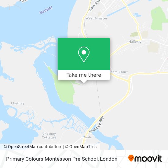 Primary Colours Montessori Pre-School map