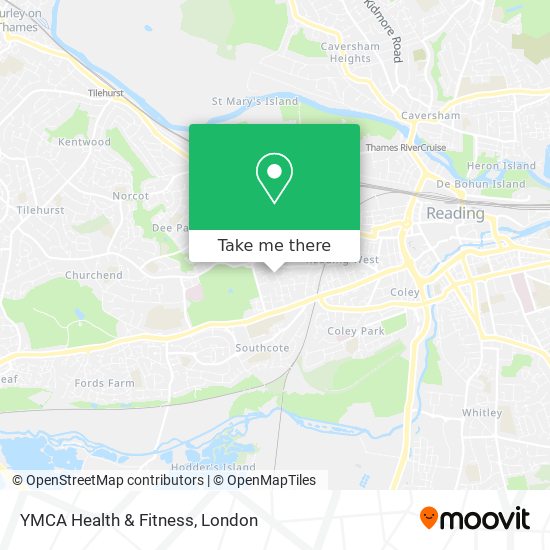 YMCA Health & Fitness map