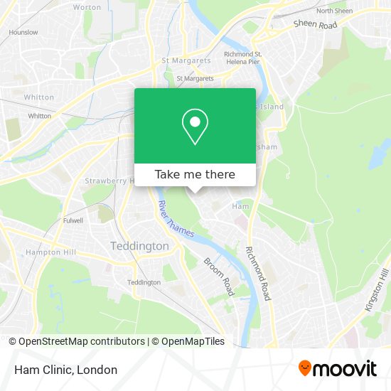 Ham Clinic map