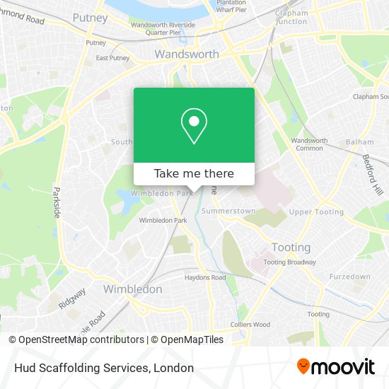 Hud Scaffolding Services map