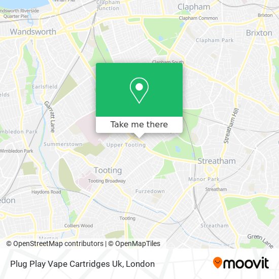 Plug Play Vape Cartridges Uk map
