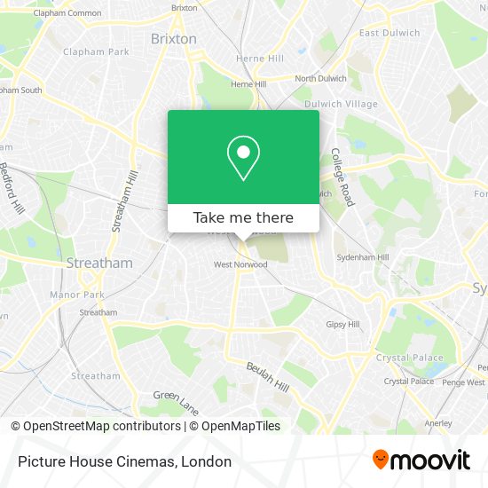 Picture House Cinemas map