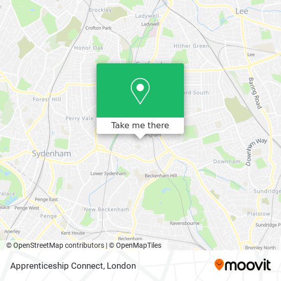 Apprenticeship Connect map