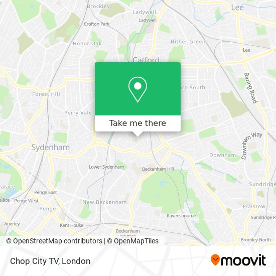 Chop City TV map