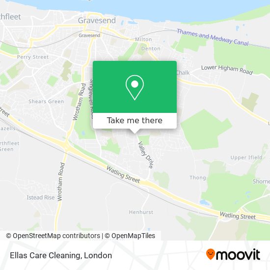 Ellas Care Cleaning map