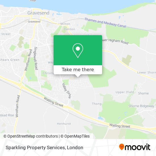 Sparkling Property Services map