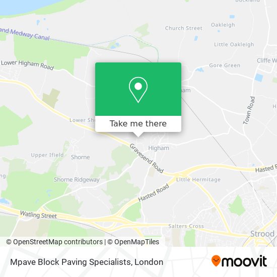 Mpave Block Paving Specialists map