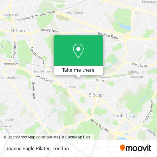 Joanne Eagle Pilates map