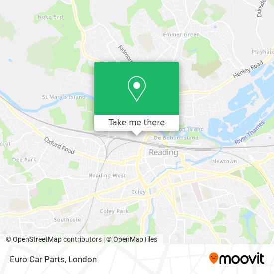 Euro Car Parts map