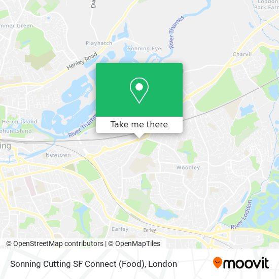 Sonning Cutting SF Connect (Food) map