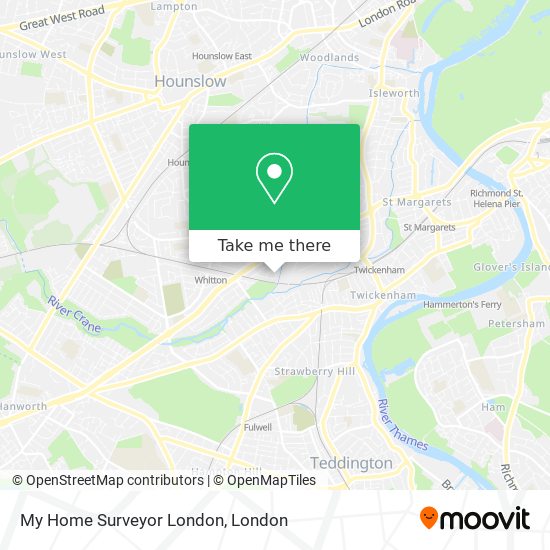 My Home Surveyor London map