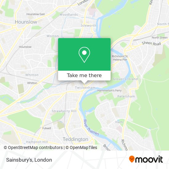 Sainsbury's map