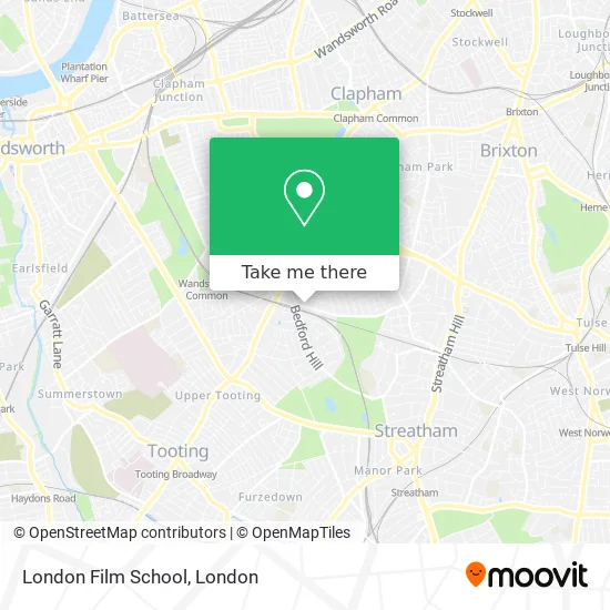 London Film School map