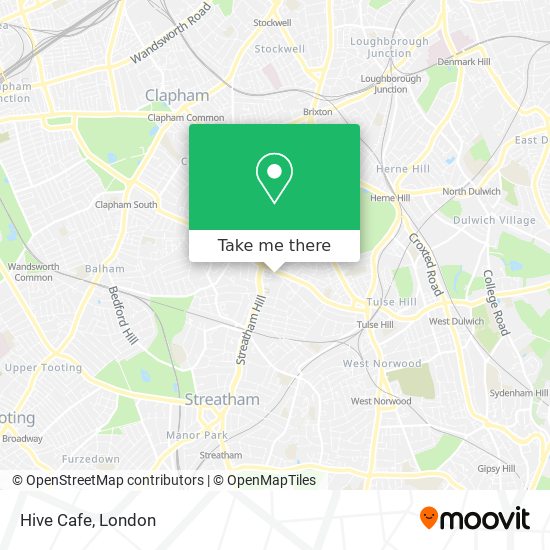 Hive Cafe map