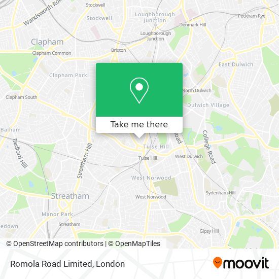 Romola Road Limited map
