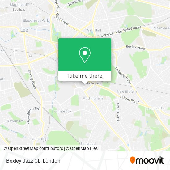 Bexley Jazz CL map