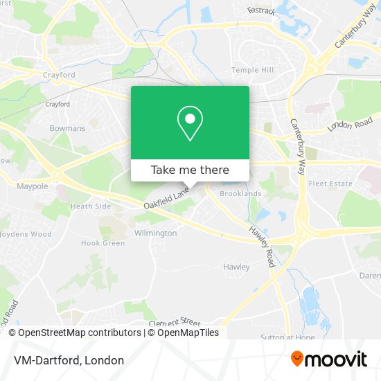 VM-Dartford map