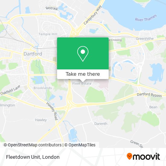 Fleetdown Unit map