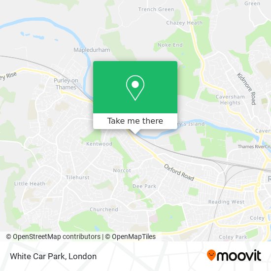 White Car Park map