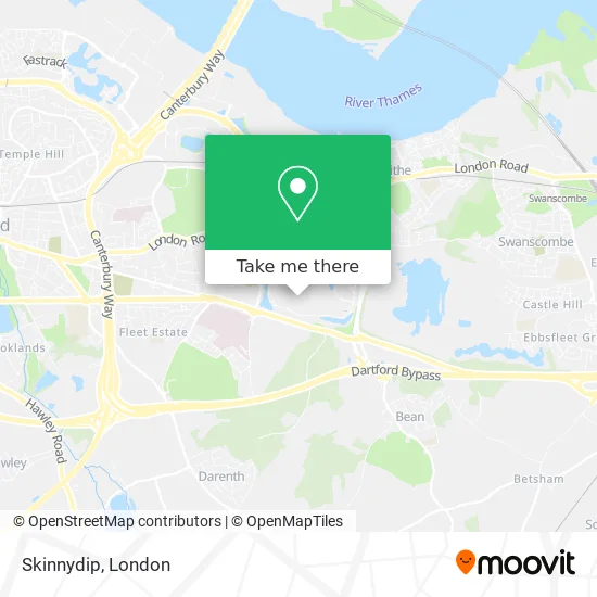 Skinnydip map