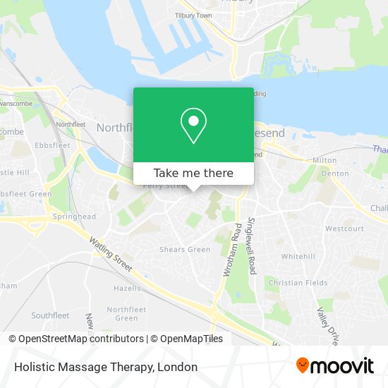 Holistic Massage Therapy map