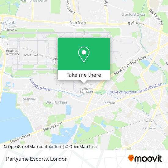 Partytime Escorts map