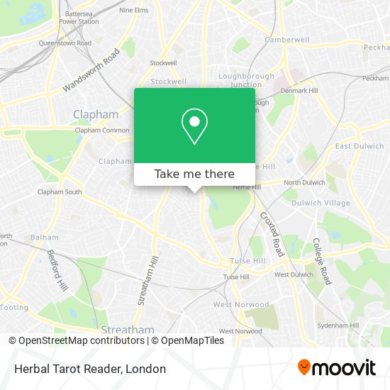 Herbal Tarot Reader map