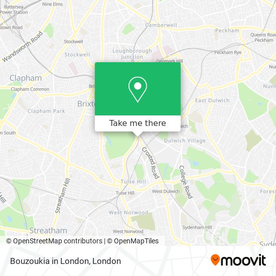 Bouzoukia in London map