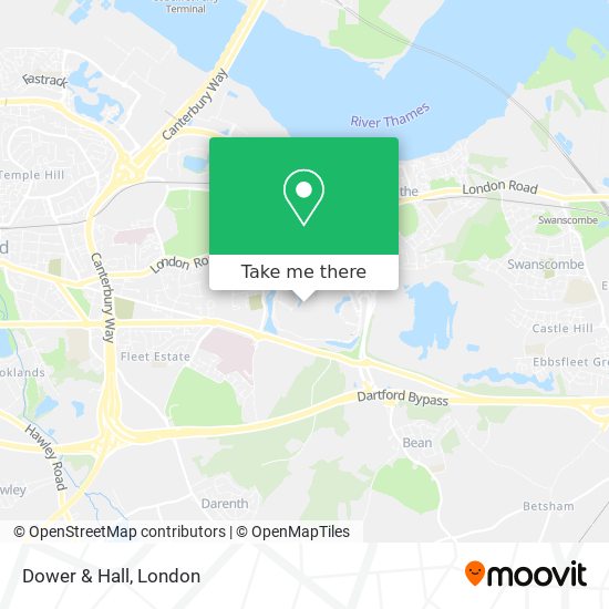 Dower & Hall map