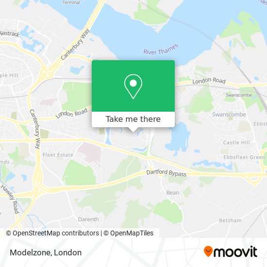 Modelzone map
