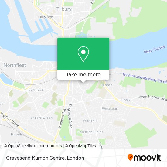 Gravesend Kumon Centre map
