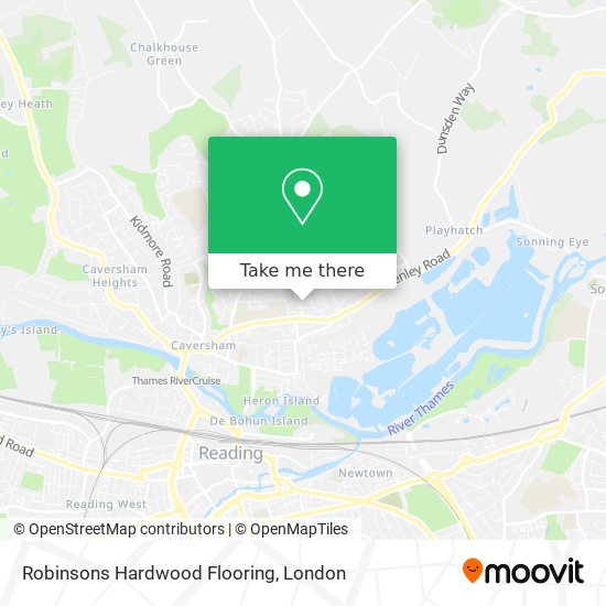 Robinsons Hardwood Flooring map